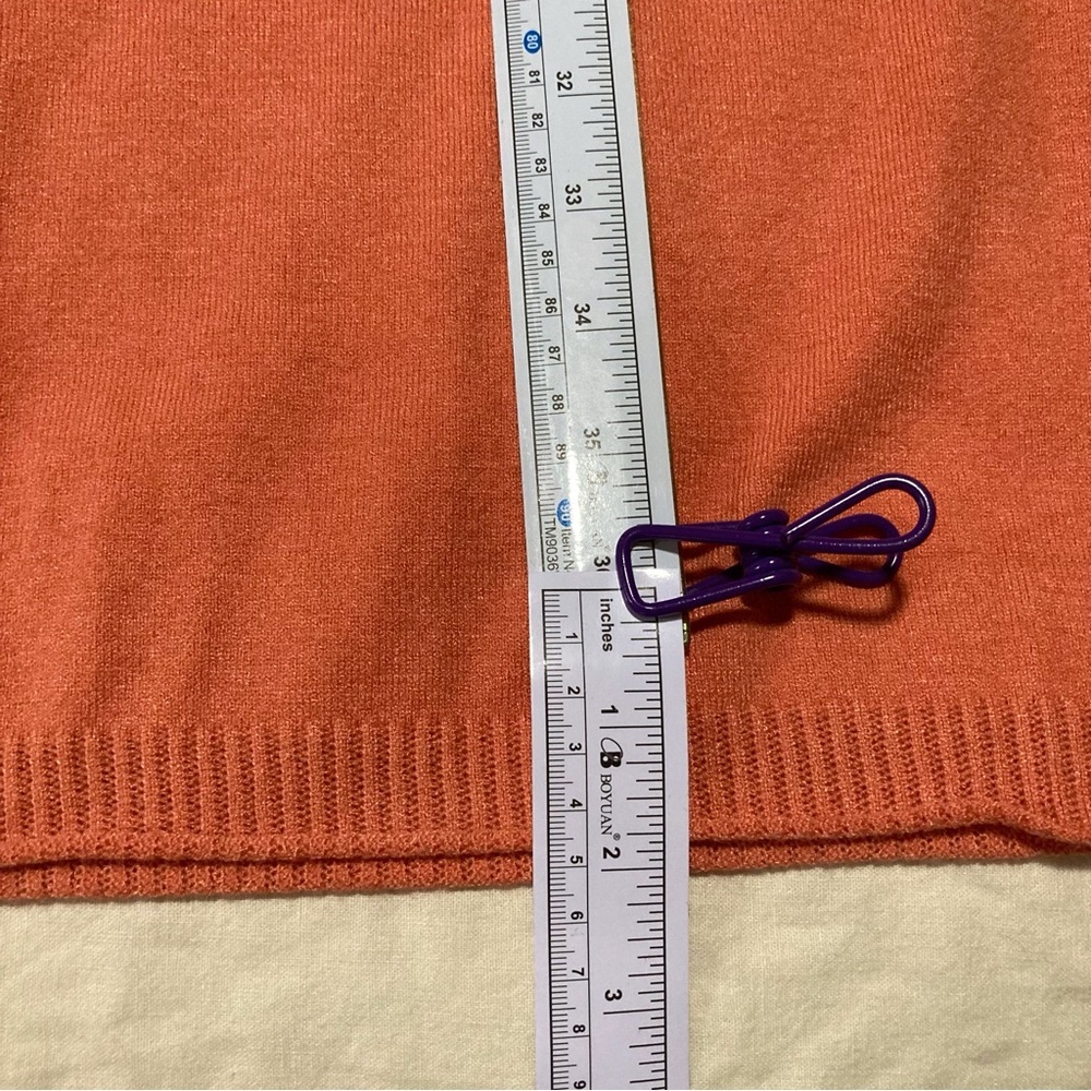 PrettyLittleThing Maxi Rust Knit Tube Skirt | 38” Waist to Hem - Picture 5 of 10